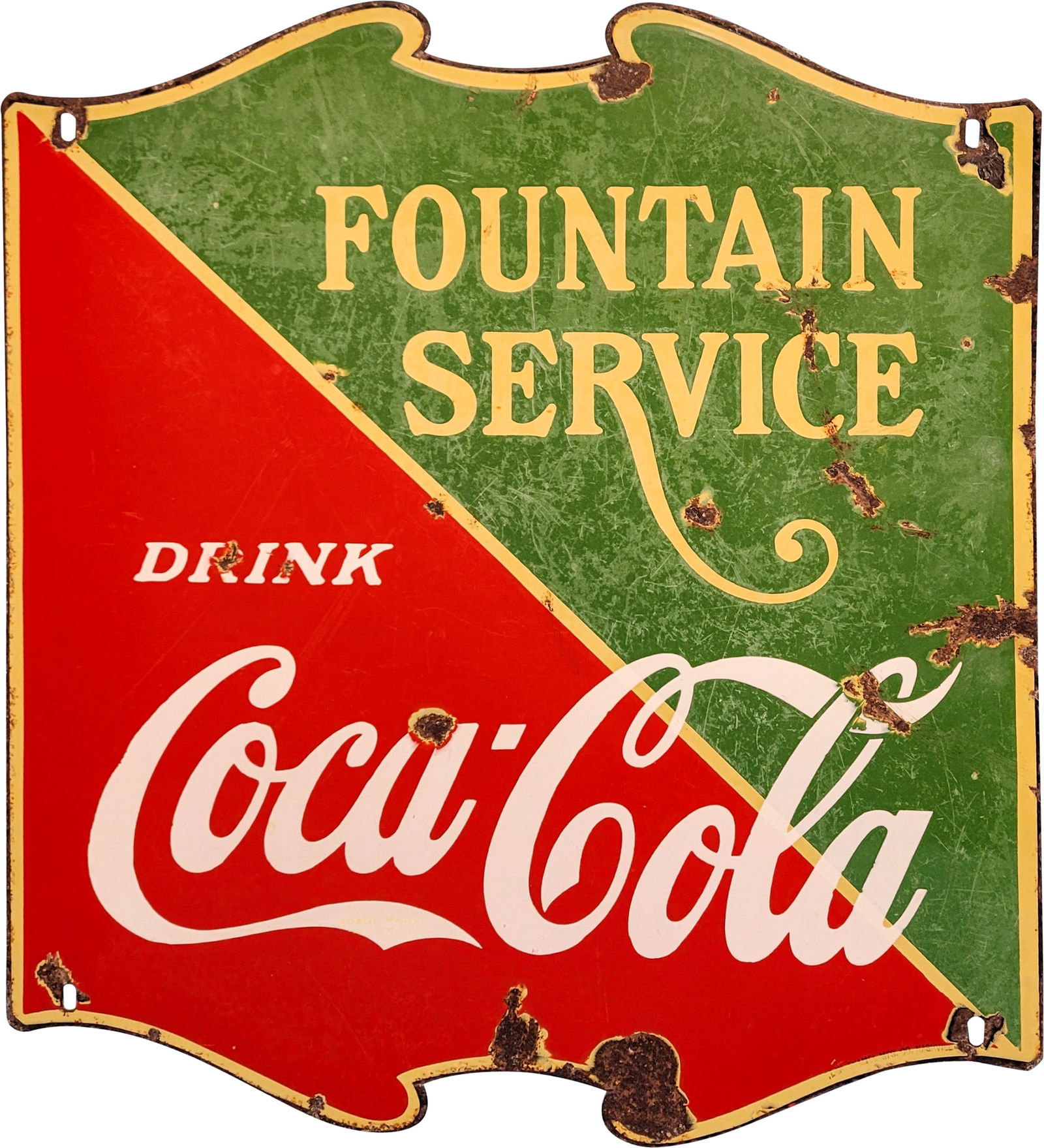 Drink Coca Cola Fountain Service SSP Sign (1 of 2)