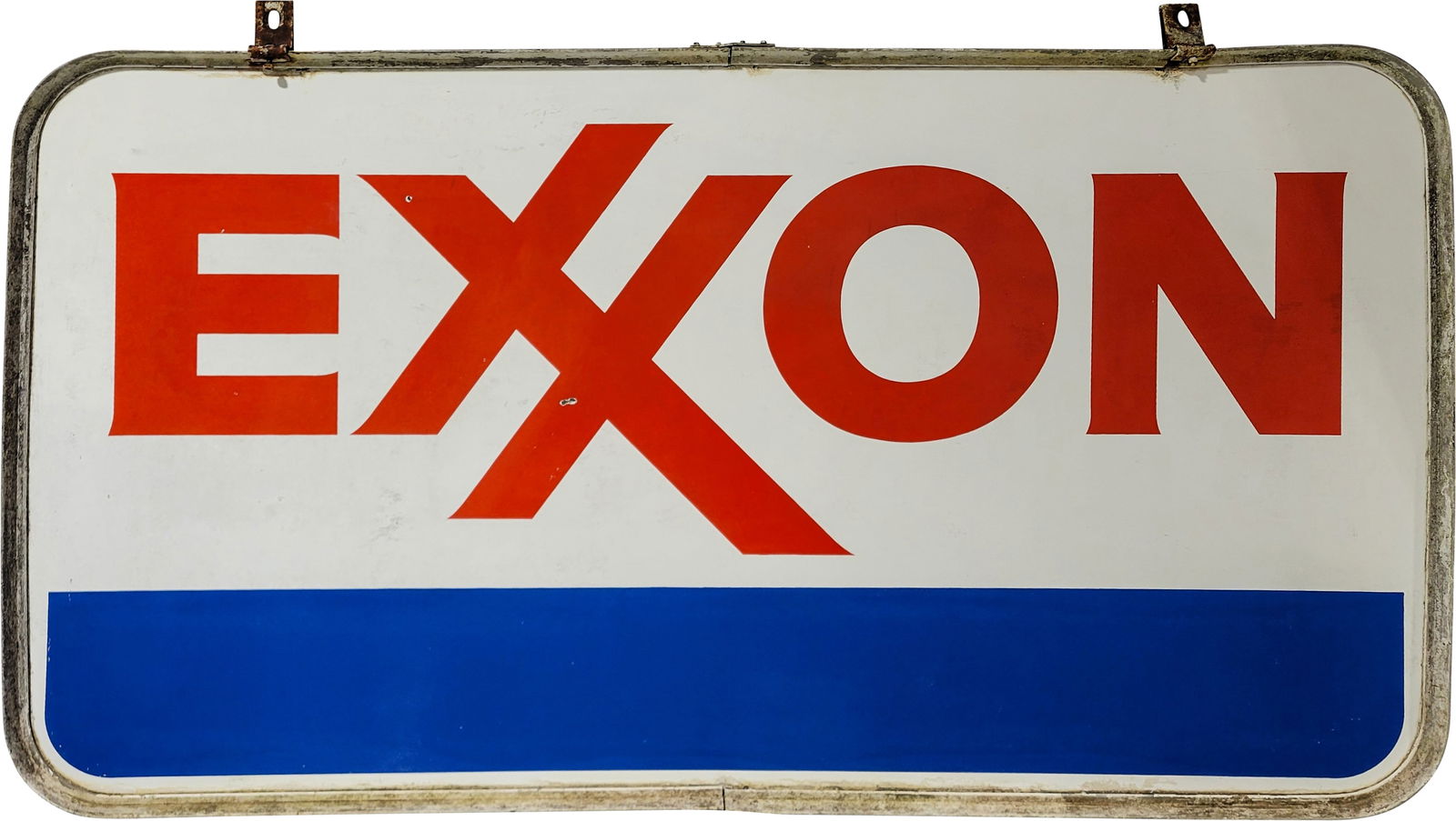 Exxon Gasoline DSP ID Sign w/ Frame (1 of 2)