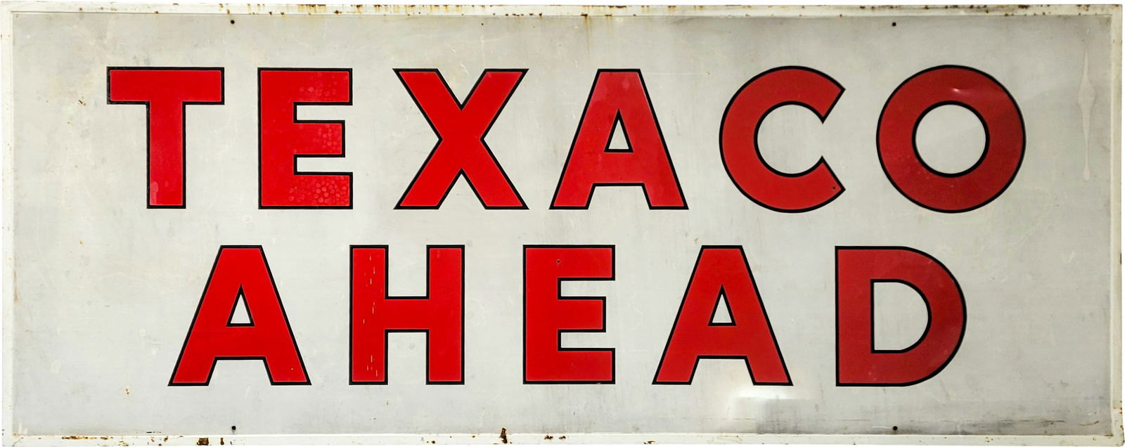 Texaco Ahead 10Ft SST Reflective Sign (1 of 3)