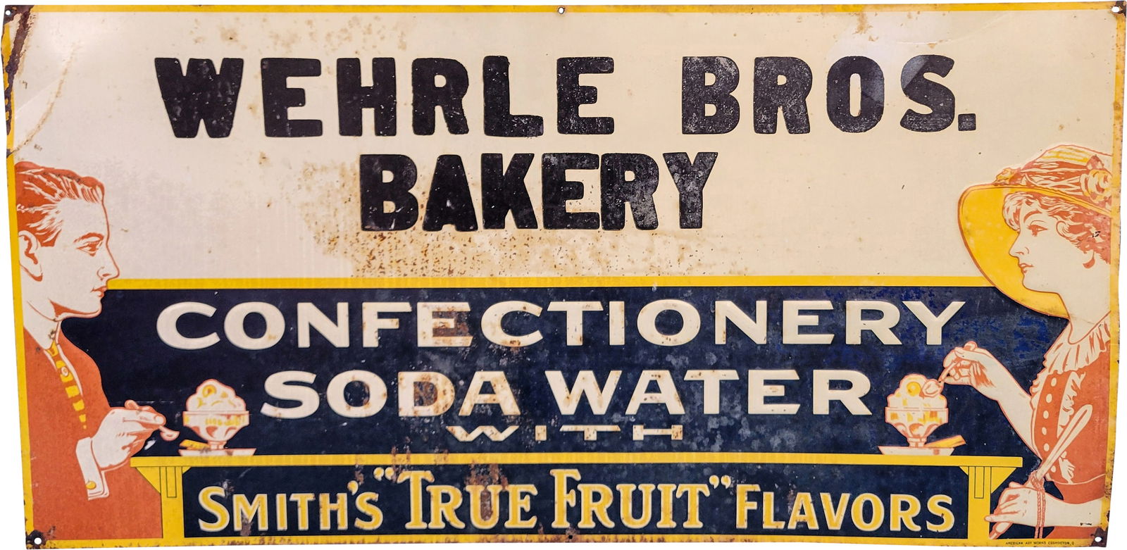 Wehrle Bros. Bakery SST Embossed Sign (1 of 2)