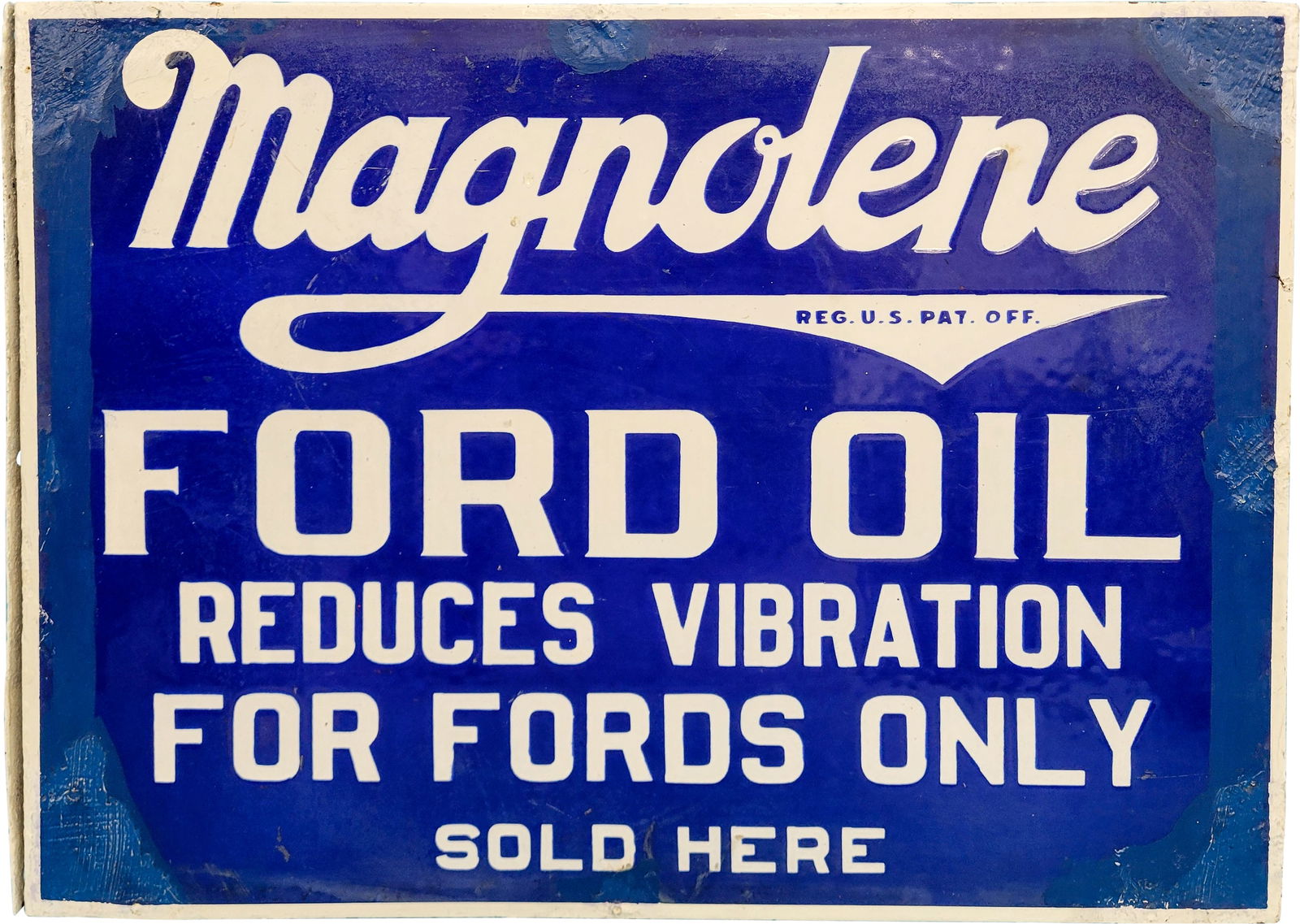 Magnolene Ford Oil DSP Flange Sign (1 of 2)