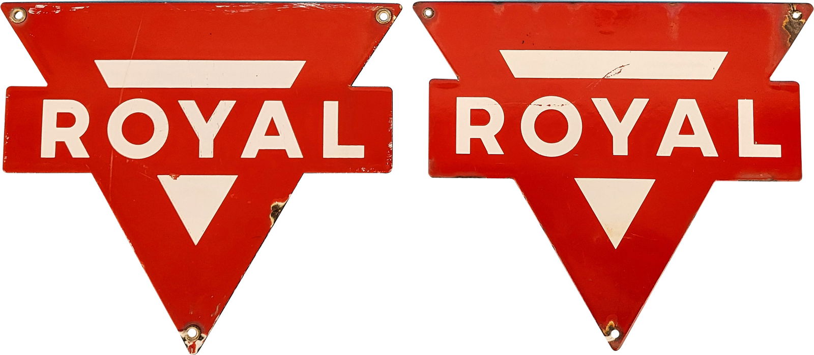 Pair of Royal Conoco SSP Pump Plate Signs (1 of 2)