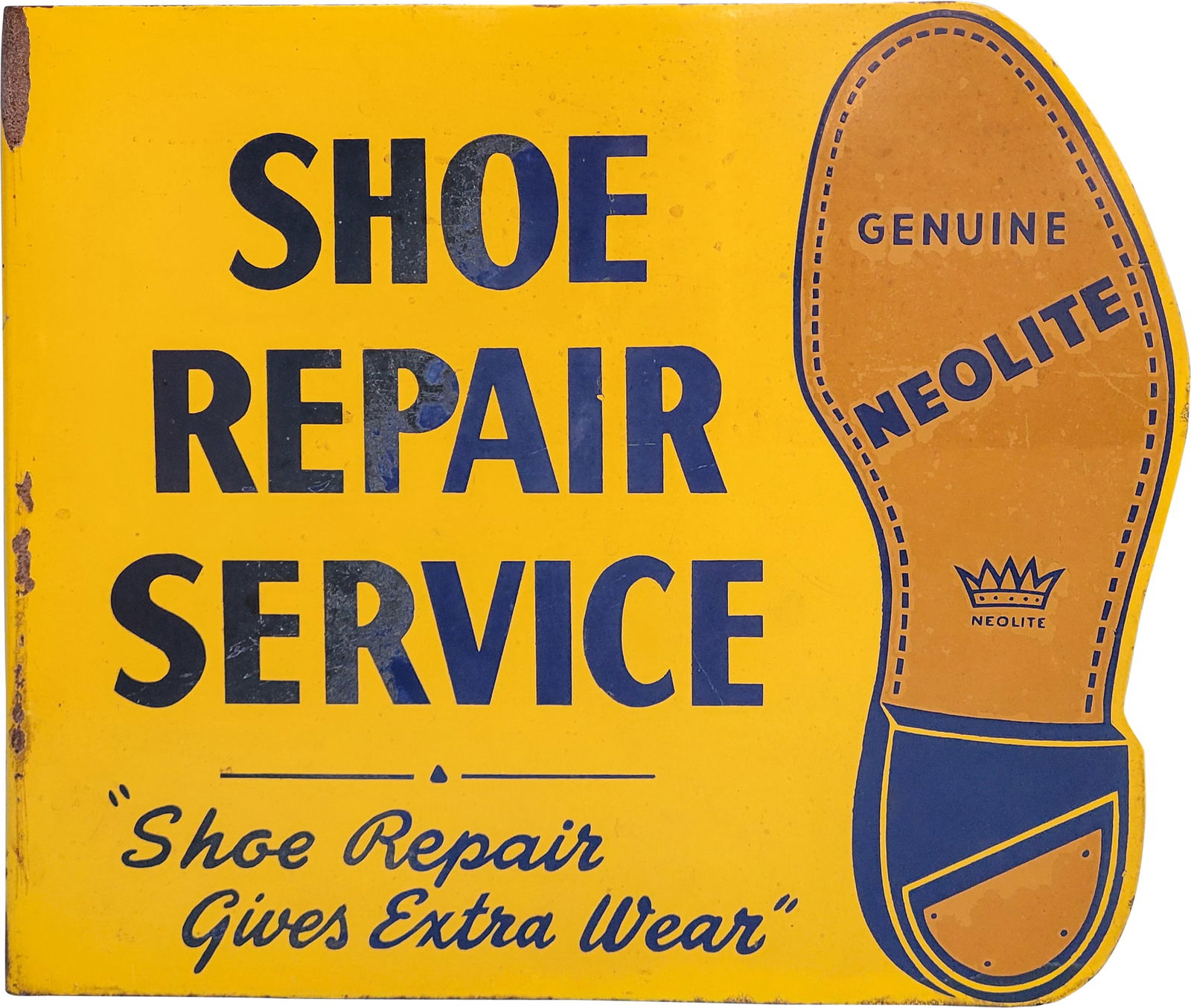 Neolite Shoe Repair Service DST Flange Sign (1 of 2)