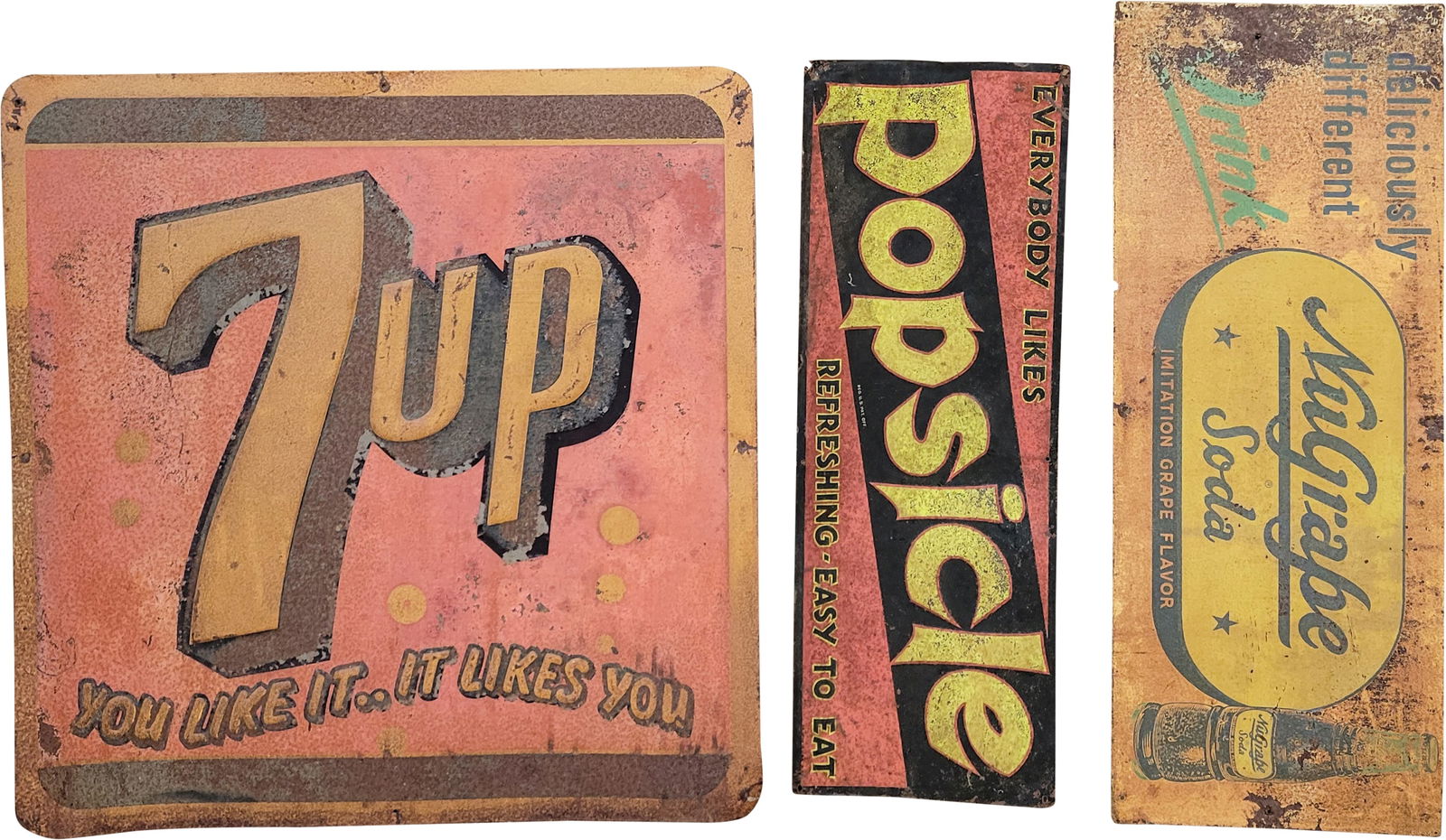 7up, NuGrape and Popsicle SST Signs (1 of 7)