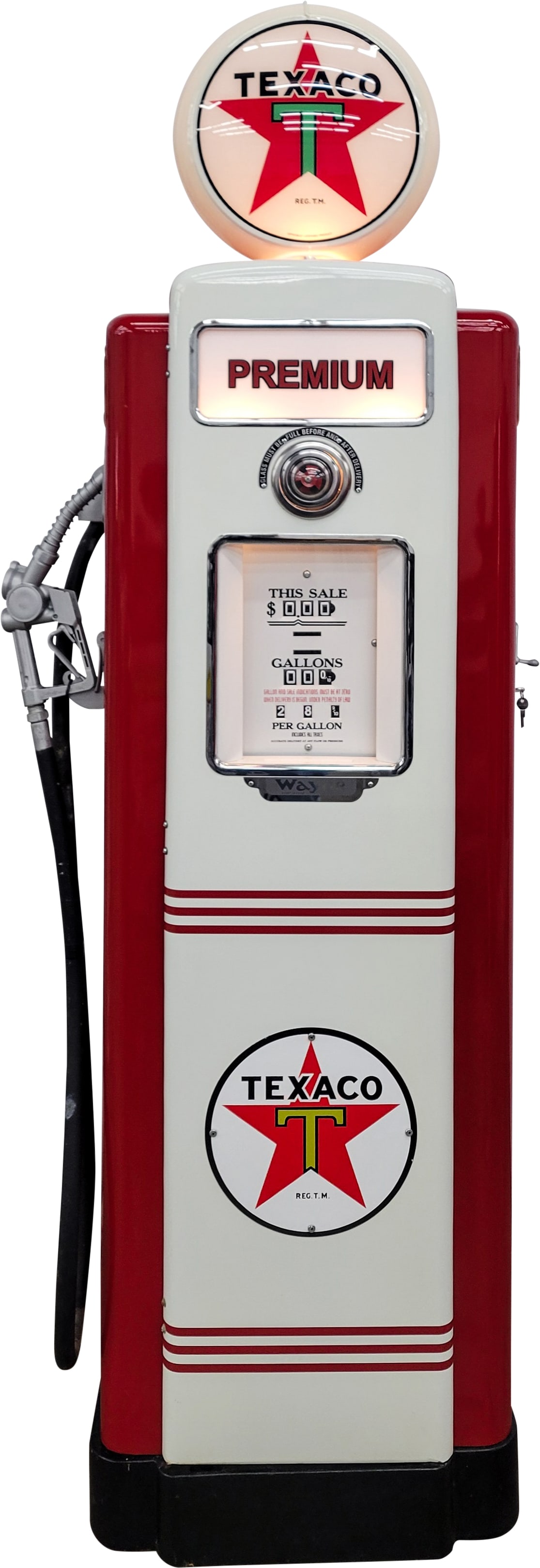 Wayne Model #70 Computing Gas Pump Restored Texaco Gasoline (1 of 4)