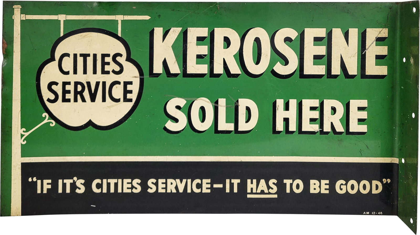 Cities Service Kerosene DST Flange Sign (1 of 2)