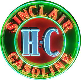 Sinclair H-C Gasoline 48" SSP Neon Sign (1 of 2)