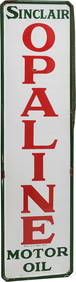 Sinclair Opaline Motor Vertical Oil SSP Sign (1 of 2)