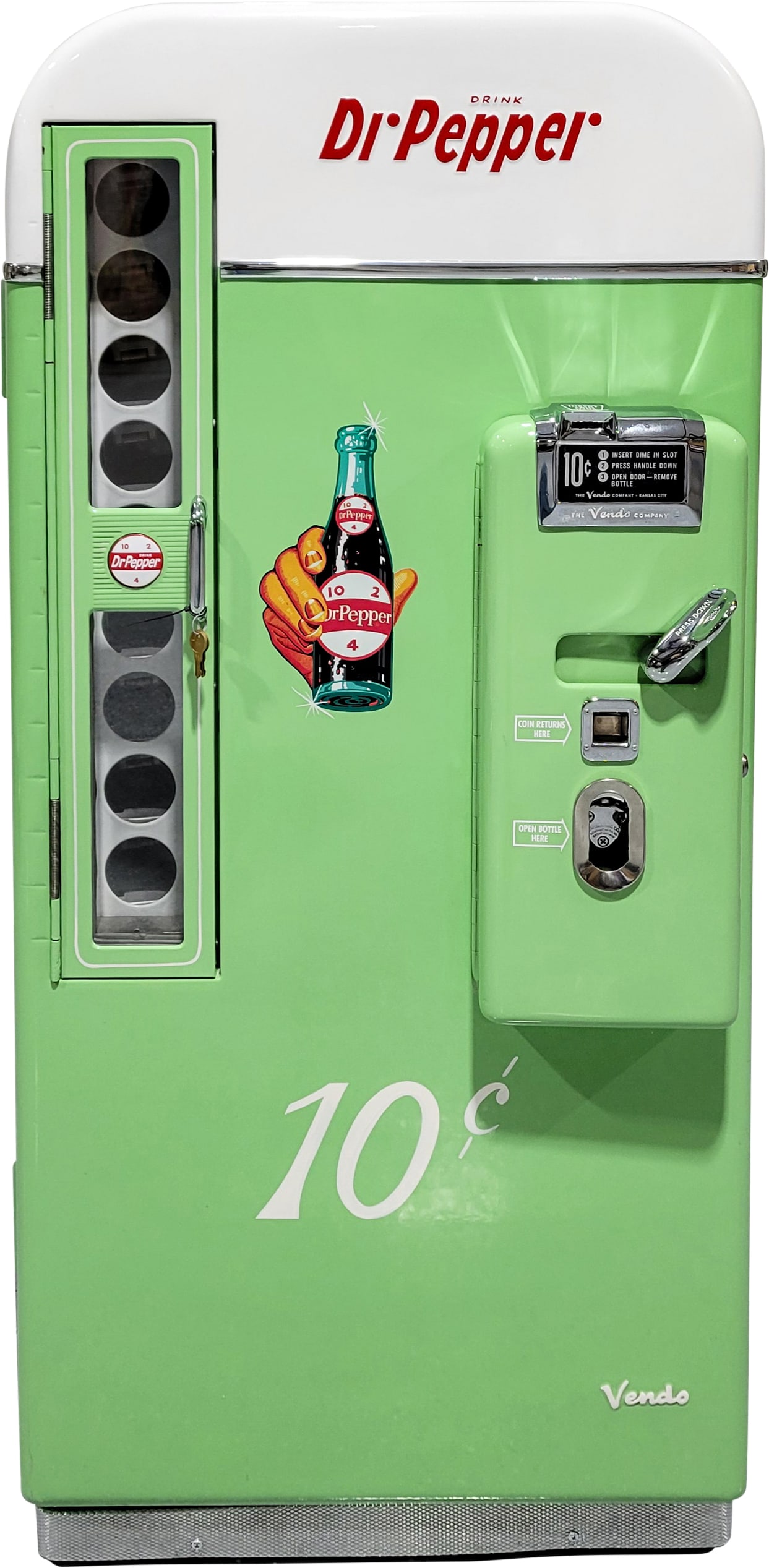 Restored Vendo Dr Pepper Cooler Vending Machine (1 of 8)