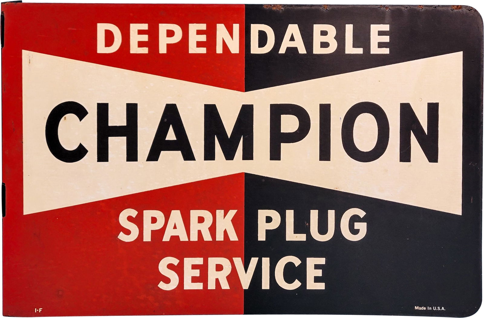 Champion Spark Plug Service DST Flange Sign (1 of 2)