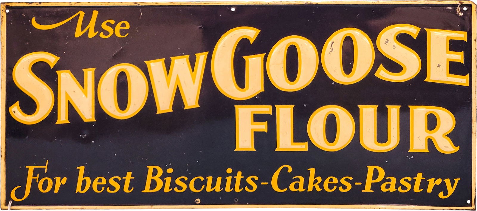 Snow Goose Flour SST Embossed Sign (1 of 2)