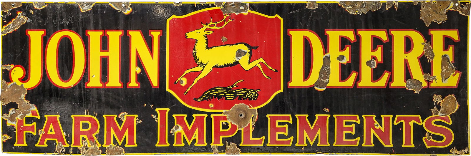 John Deere Farm Implements 4 Legged  6' DSP Sign (1 of 2)