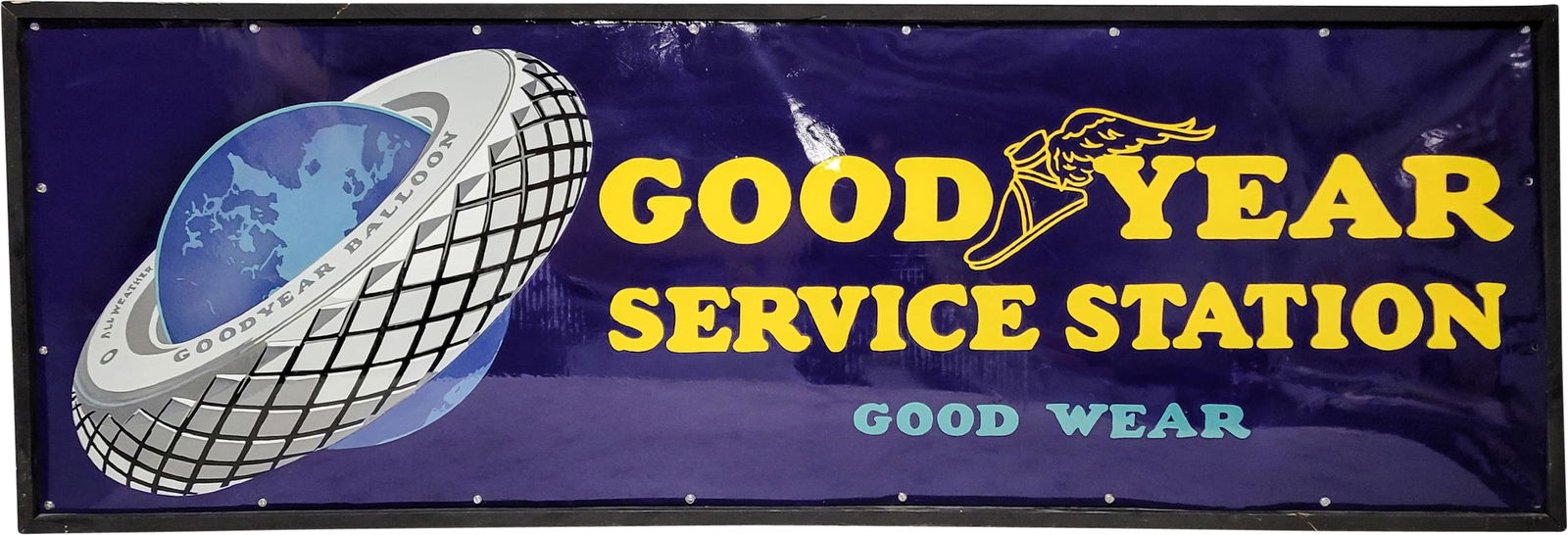 Good Year Service Station 6' SSP Sign w/ World Logo (1 of 2)