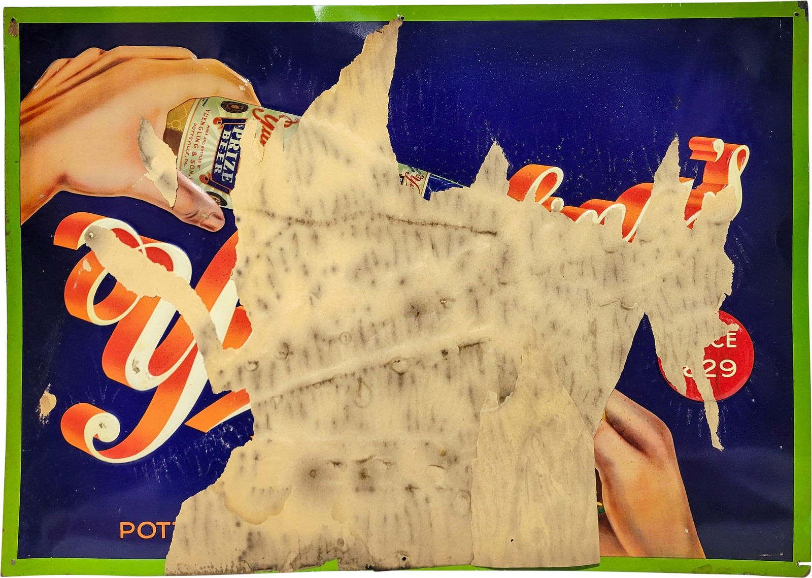 Yuengling's Beer Embossed SST Sign (1 of 2)