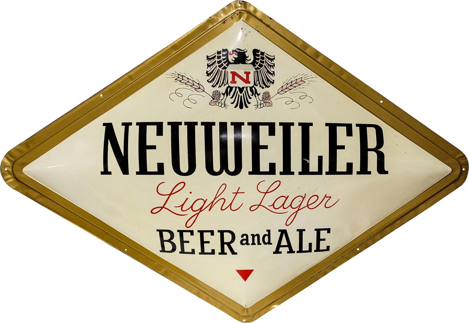Neuweiler Beer and Ale SST Bubble Sign w/ Logo (1 of 2)