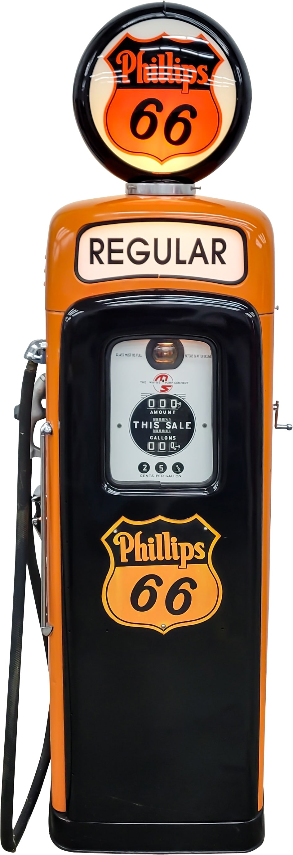 Wayne Model #80 Computing Gas Pump Restored Phillips 66 (1 of 4)