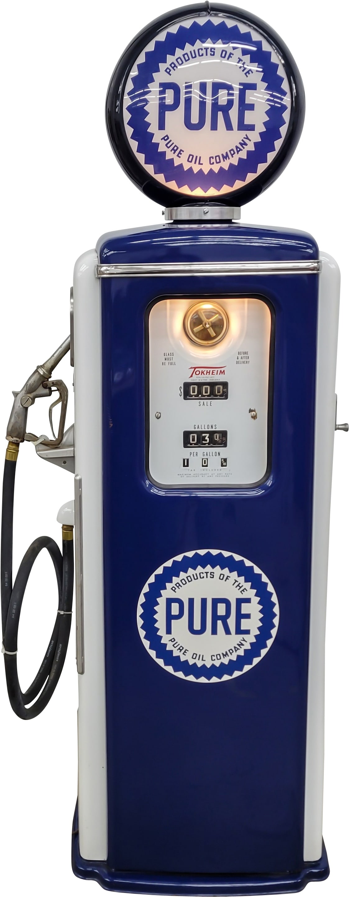 Tokheim Computing Gas Pump Restored Pure Gasoline (1 of 4)