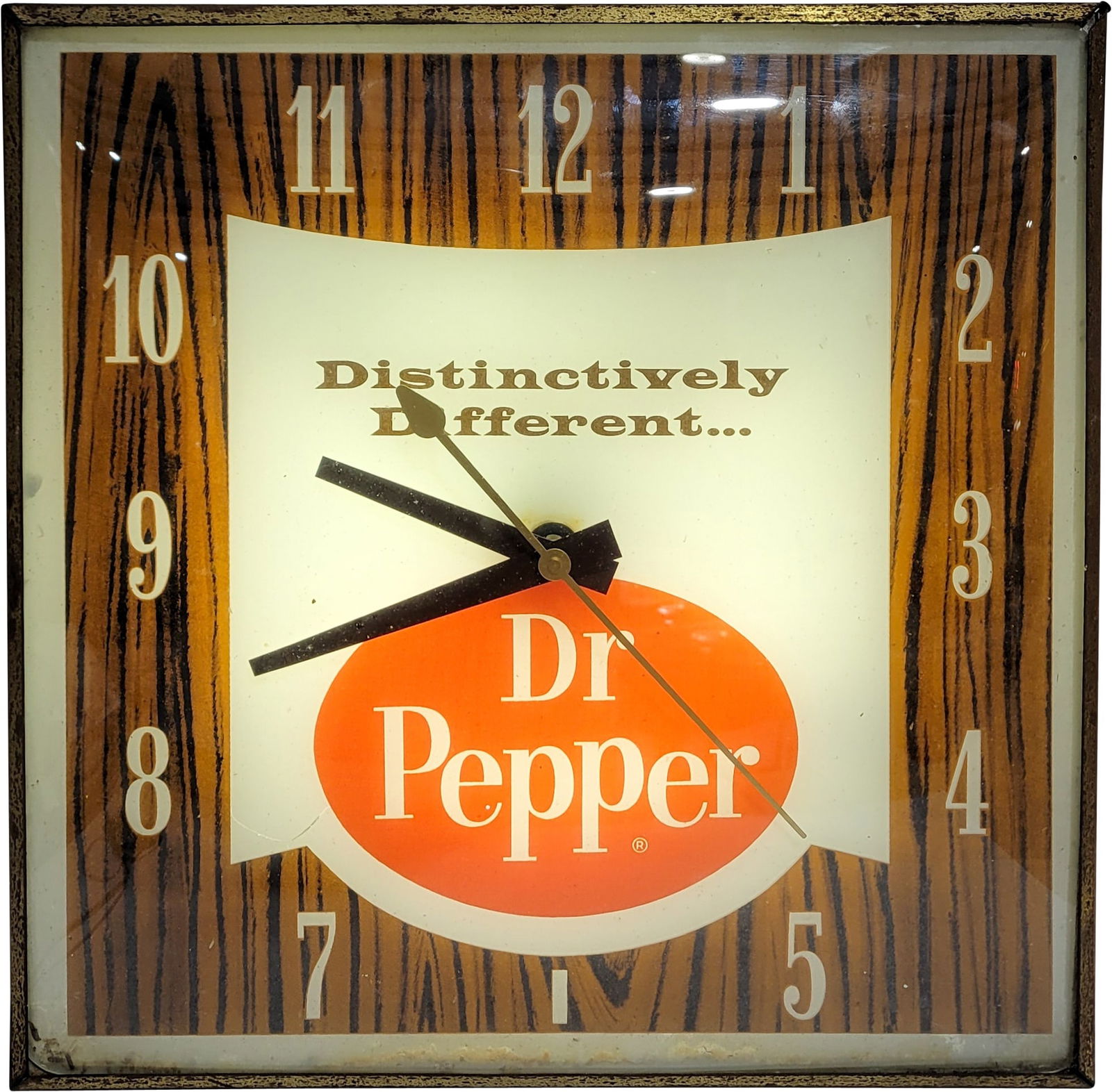 Dr Pepper Distinctively Different Pam Advertising Clock (1 of 3)