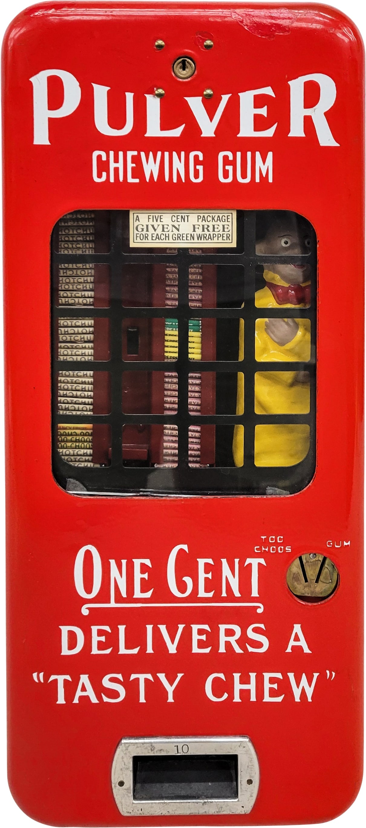 Pulver Coin Op Porcelain Vending Machine Yellow Kid (1 of 5)