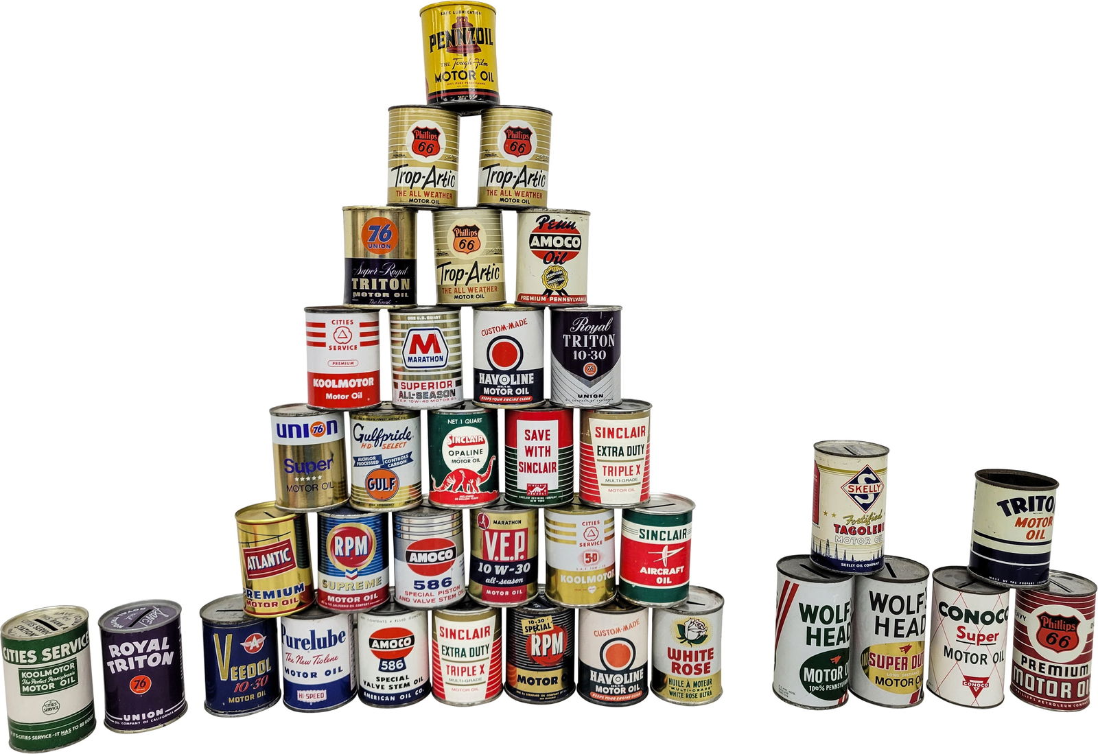 Oil Can Bank Collection (1 of 4)