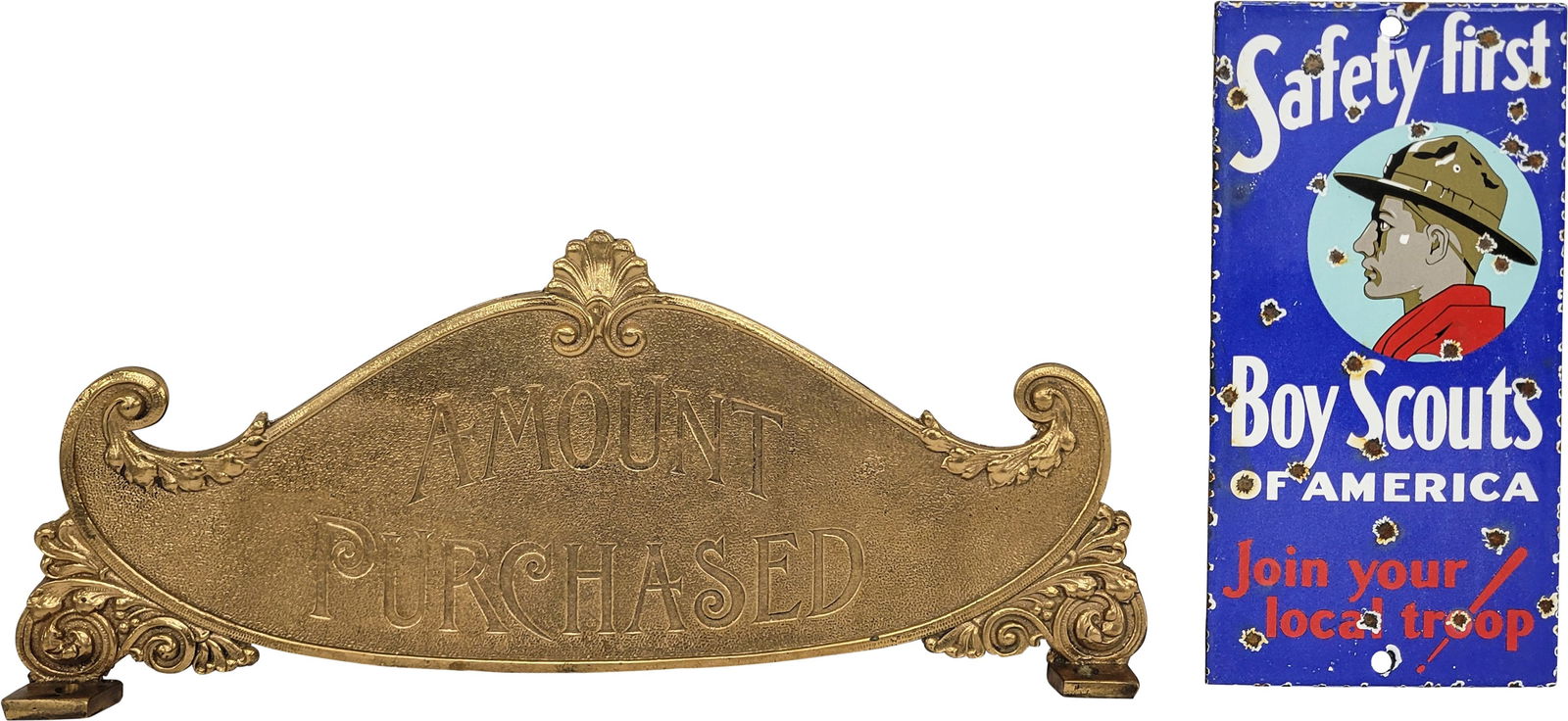 Register Topper and Boy Scouts Sign (1 of 2)