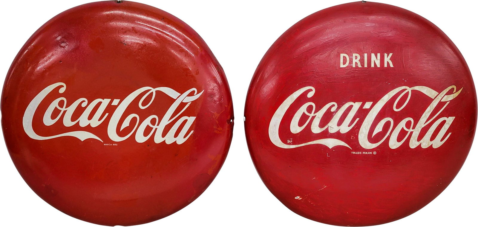 1927 Coca Cola Single Sided Tin Sign