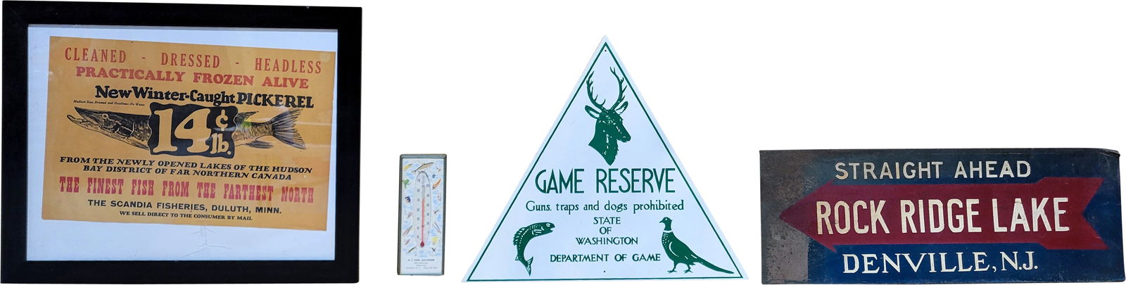 Game Reserve, Rock Ridge Lake Signs (1 of 4)