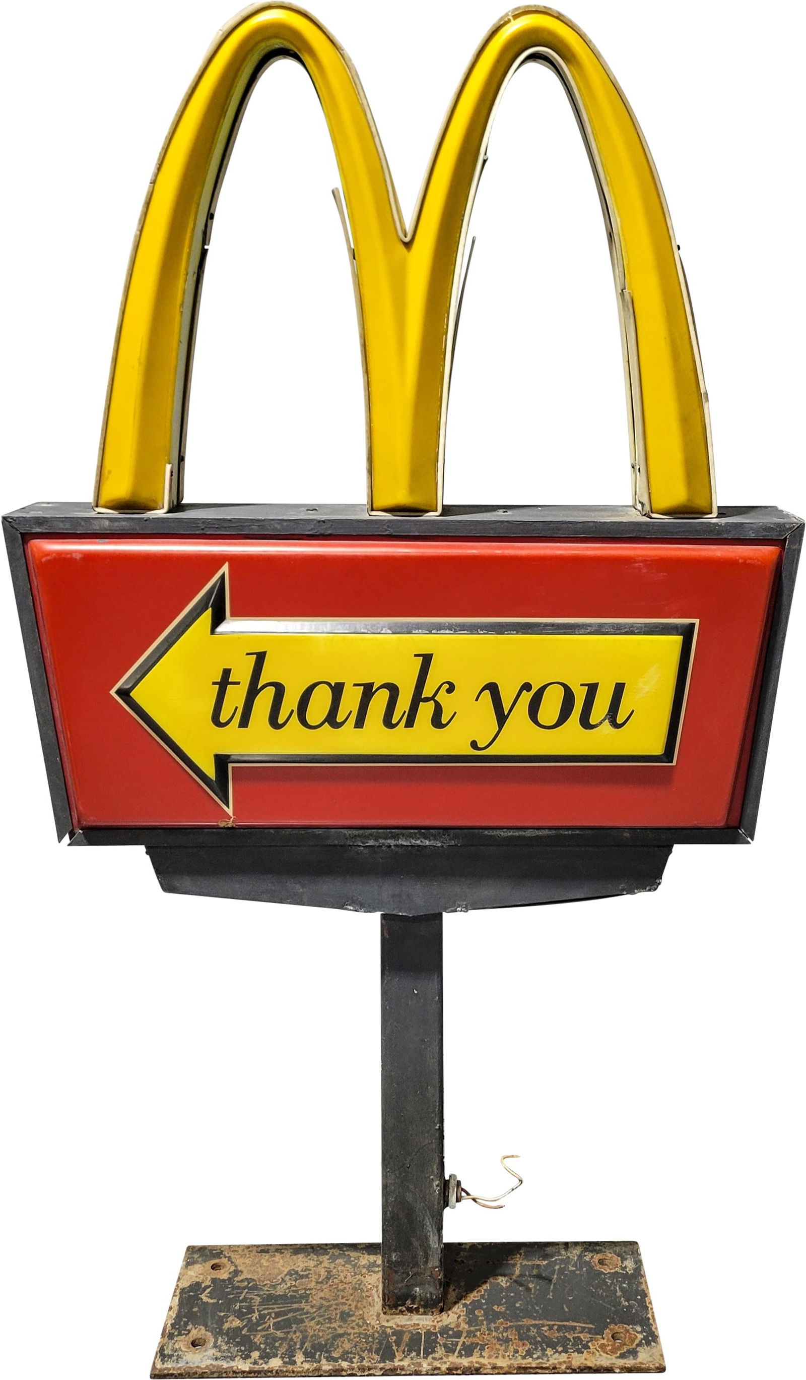 マクドナルド ロードサイン プレイプレイス M17 Ronald Mcdonald's Play Place Sign
