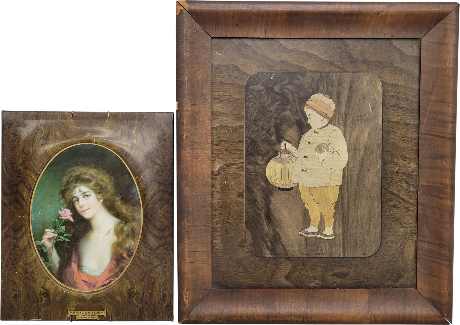 1911 Tin Litho Portrait and Yama Yama Boy (1 of 3)