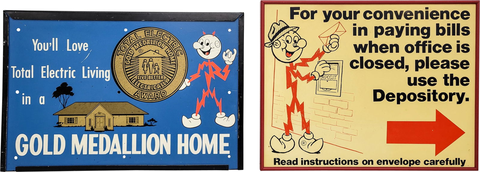 Reddy Kilowatt Signs (1 of 2)