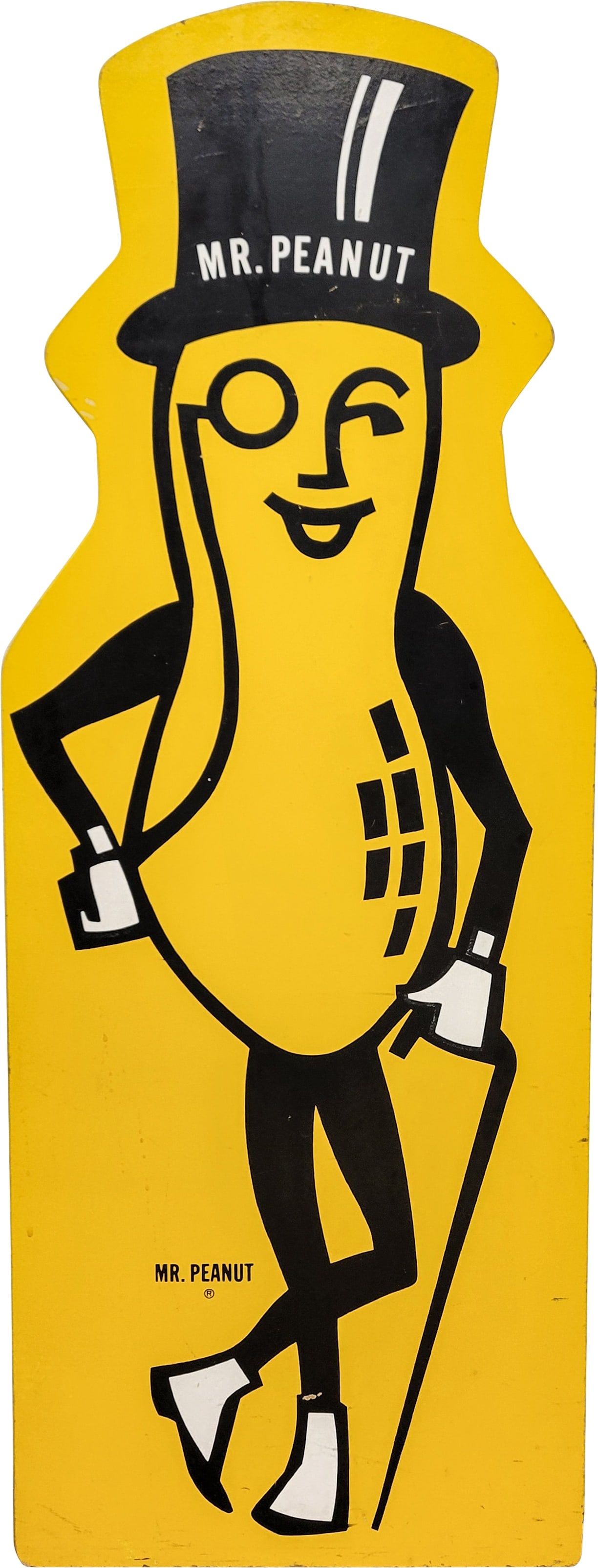 Planter's Mr. Peanut Wood Sign (1 of 2)