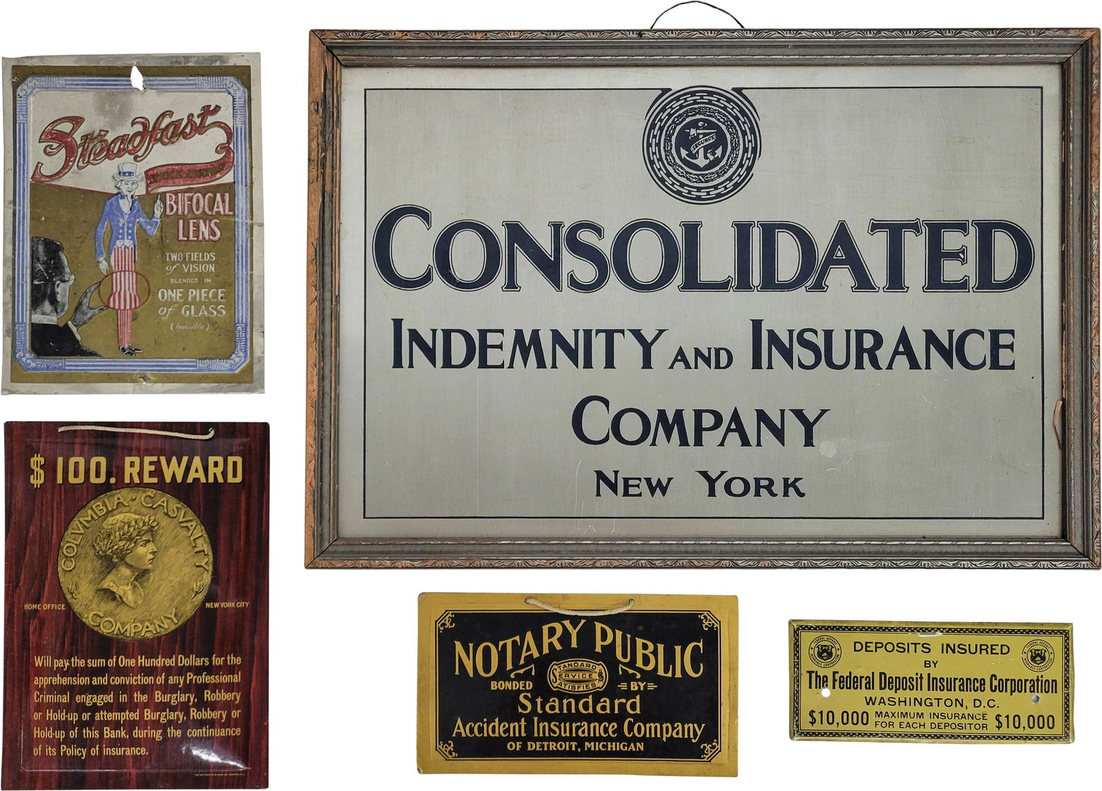 Misc. Insurance Signs (1 of 2)