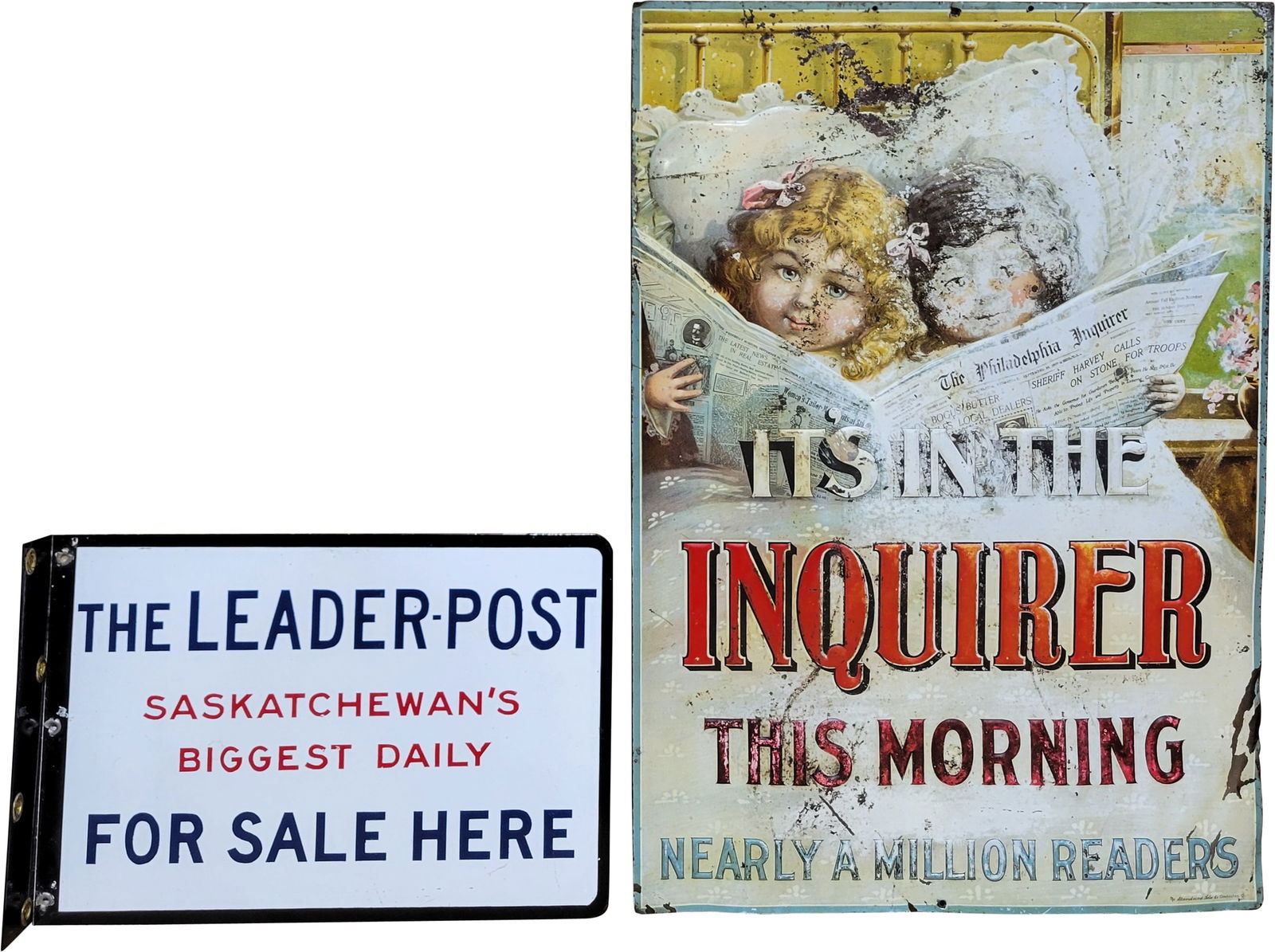 The Leader Post and Inquirer Signs (1 of 2)