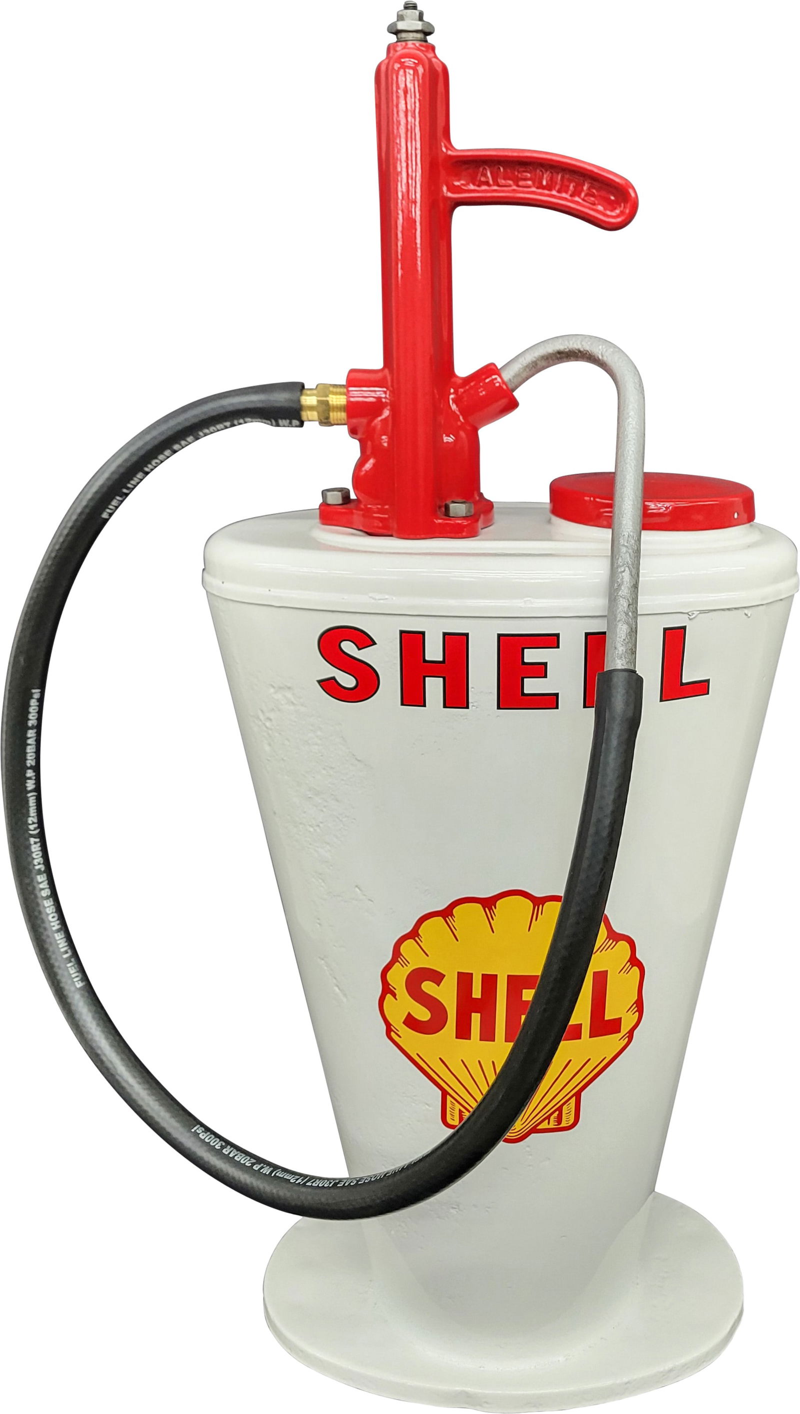 Restored Alemite Shell Service Station Lubester (1 of 3)