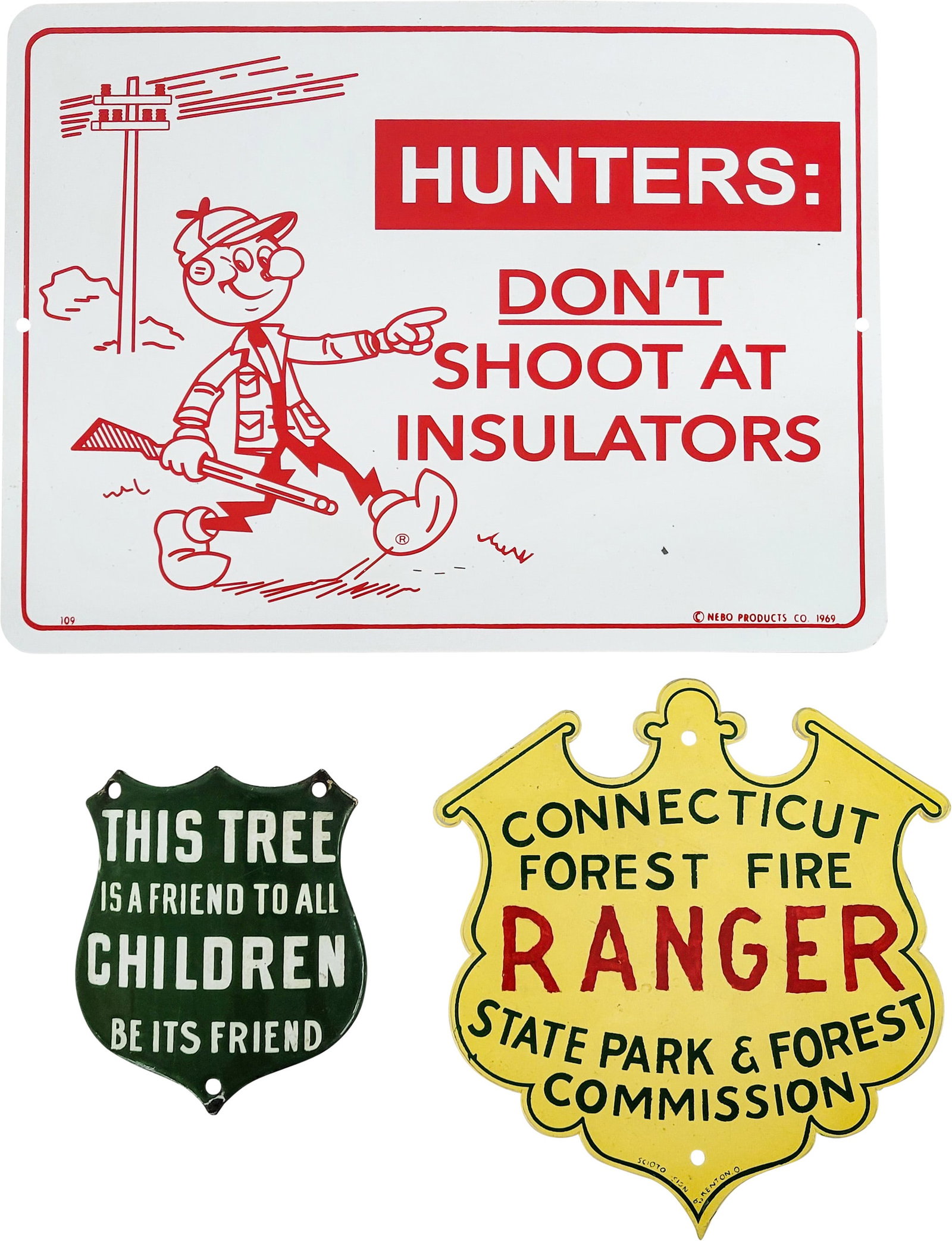 Reddy Kilowatt and Forestry Signs (1 of 3)
