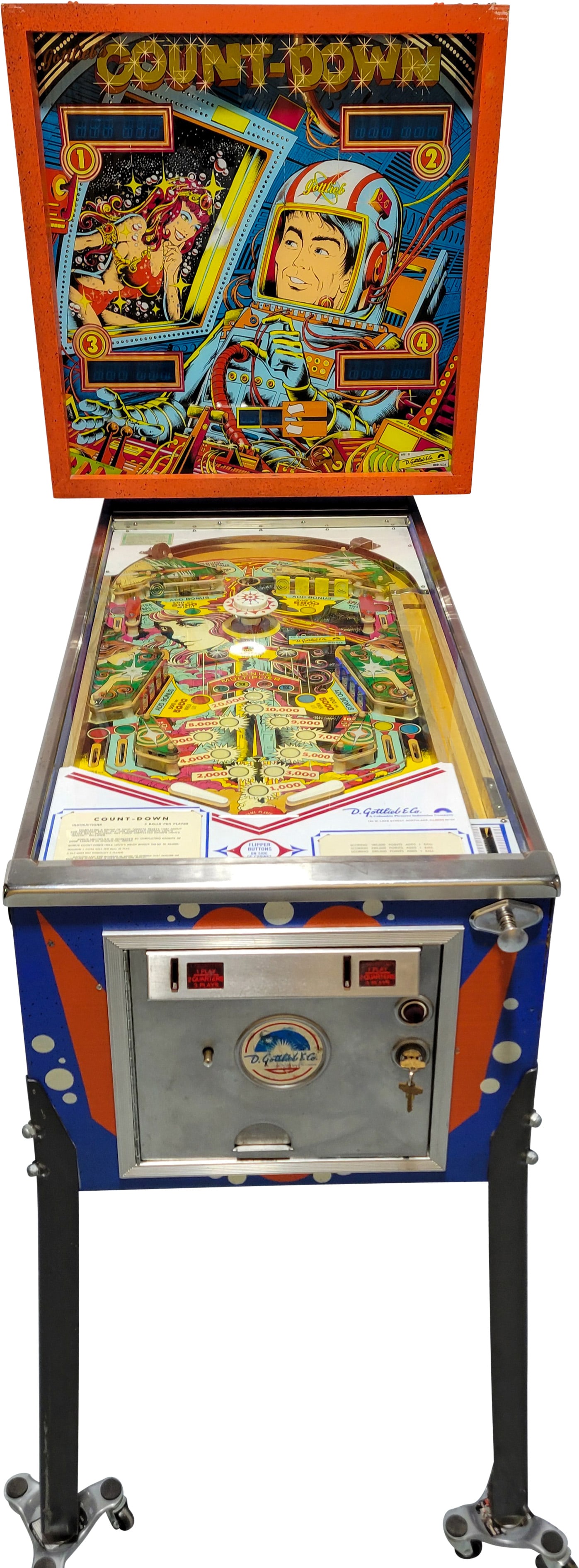 Gottlieb Count-Down Pinball Machine (1 of 7)