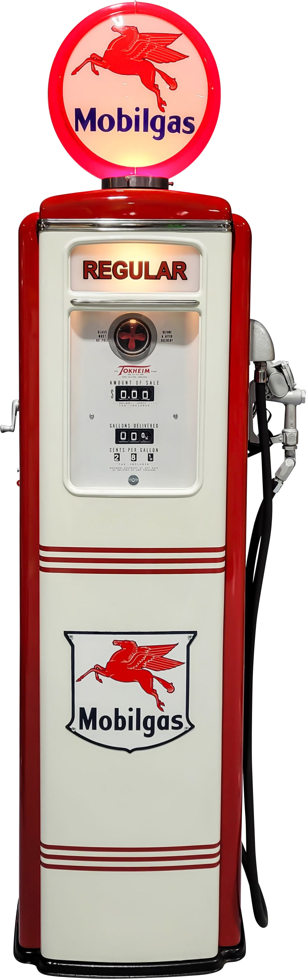 Tokheim Model #39 Computing Gas Pump Restored Mobilgas (1 of 4)