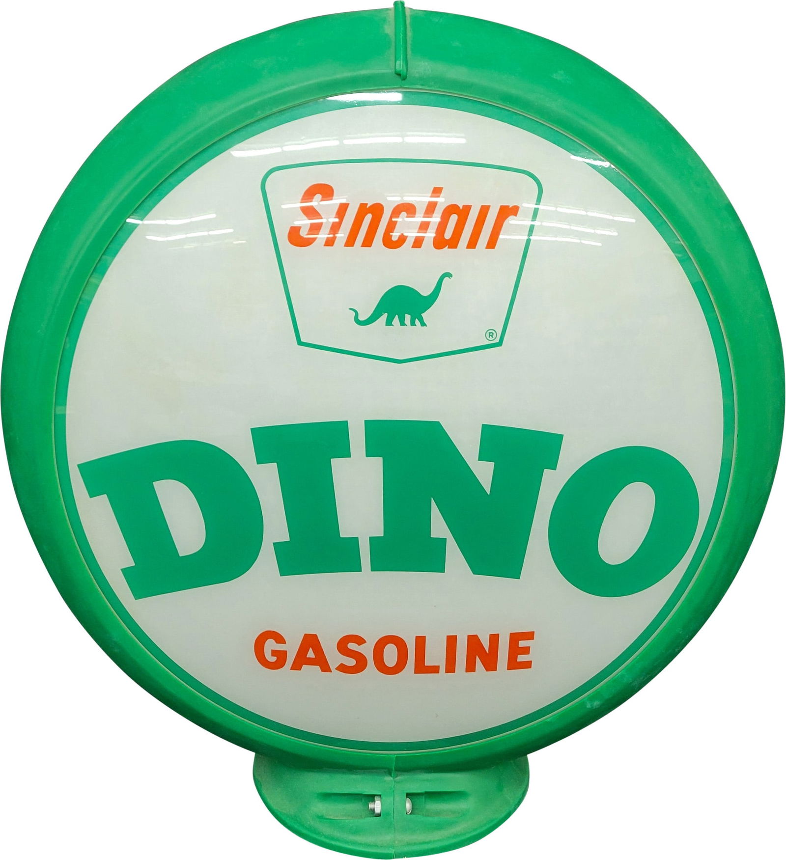 Sinclair Dino Gasoline 13.5" Complete Capco Body Gas Pump Globe (1 of 3)