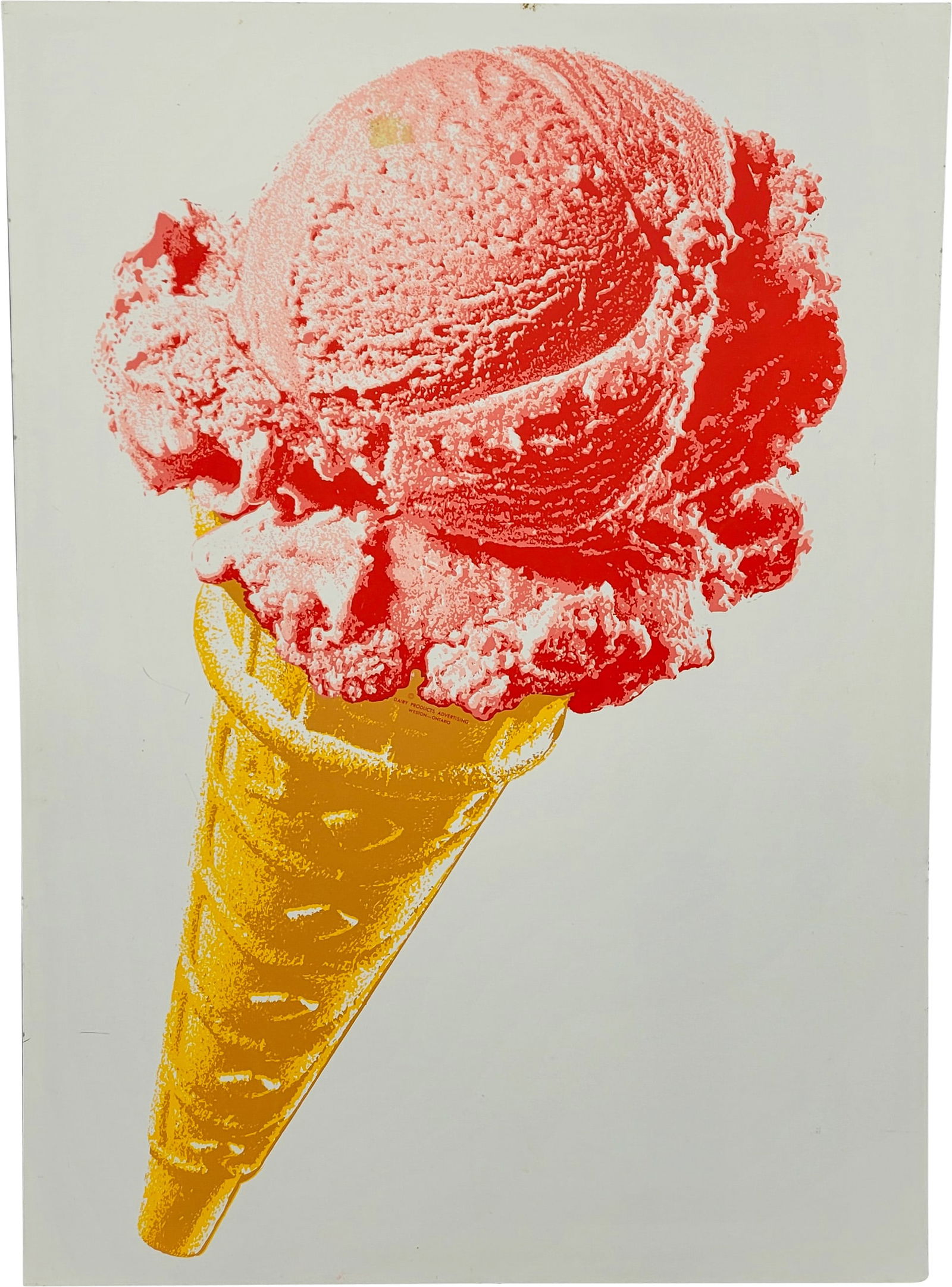 Single Sided Tin Ice Cream Sign (1 of 2)