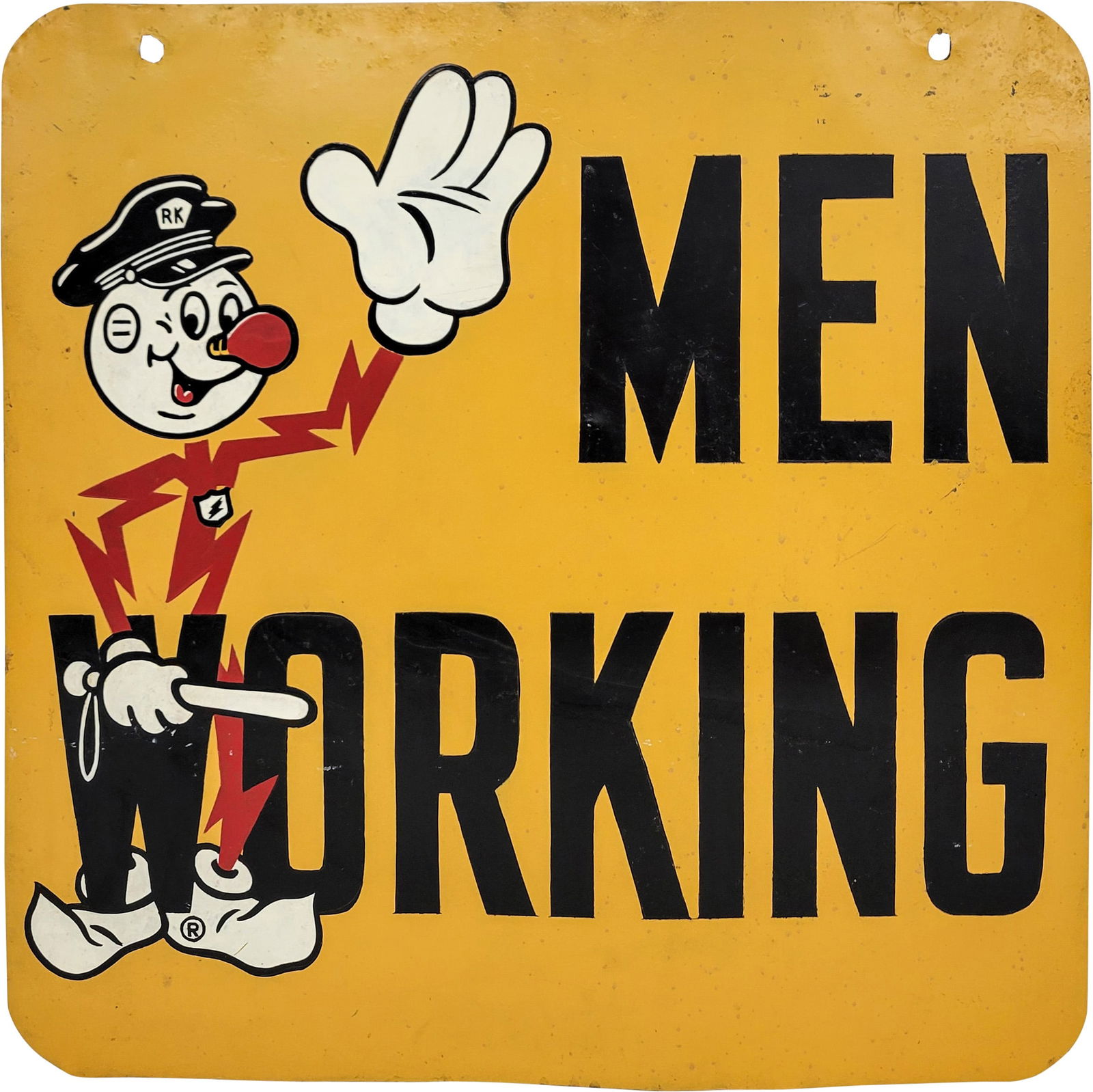 Reddy Kilowatt Men Working Sign (1 of 2)