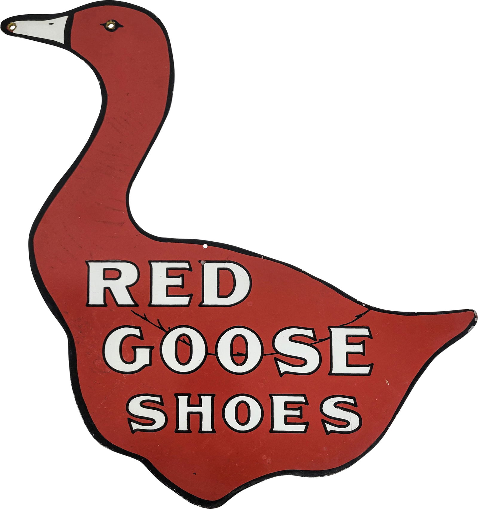 Red Goose Shoes Die Cut Sign (1 of 2)