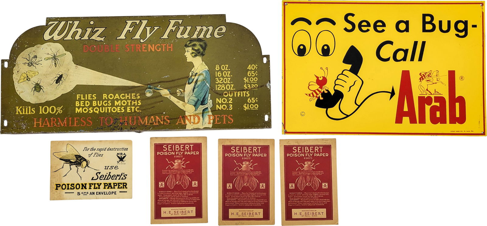 Whiz Fly Fume and See A Bug Call Arab Signs (1 of 3)