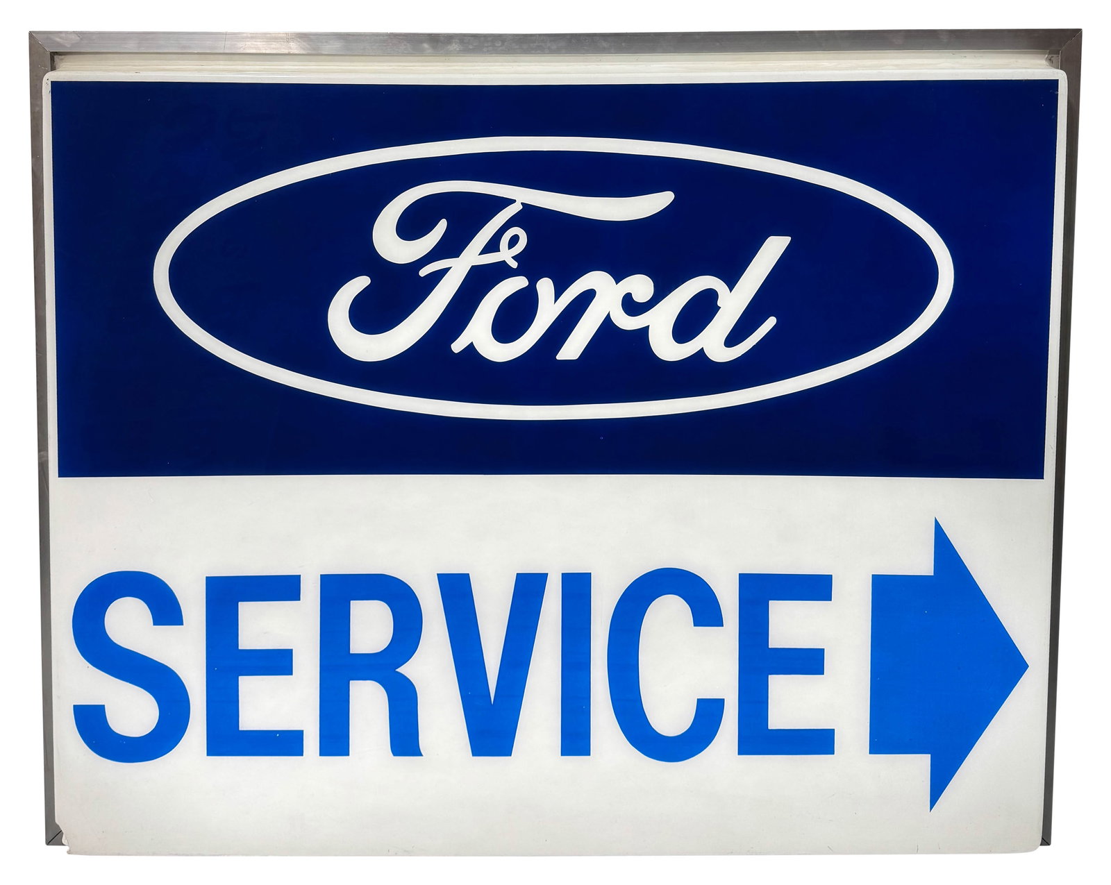 Ford Service Single Sided Light Up Plastic Sign (1 of 2)