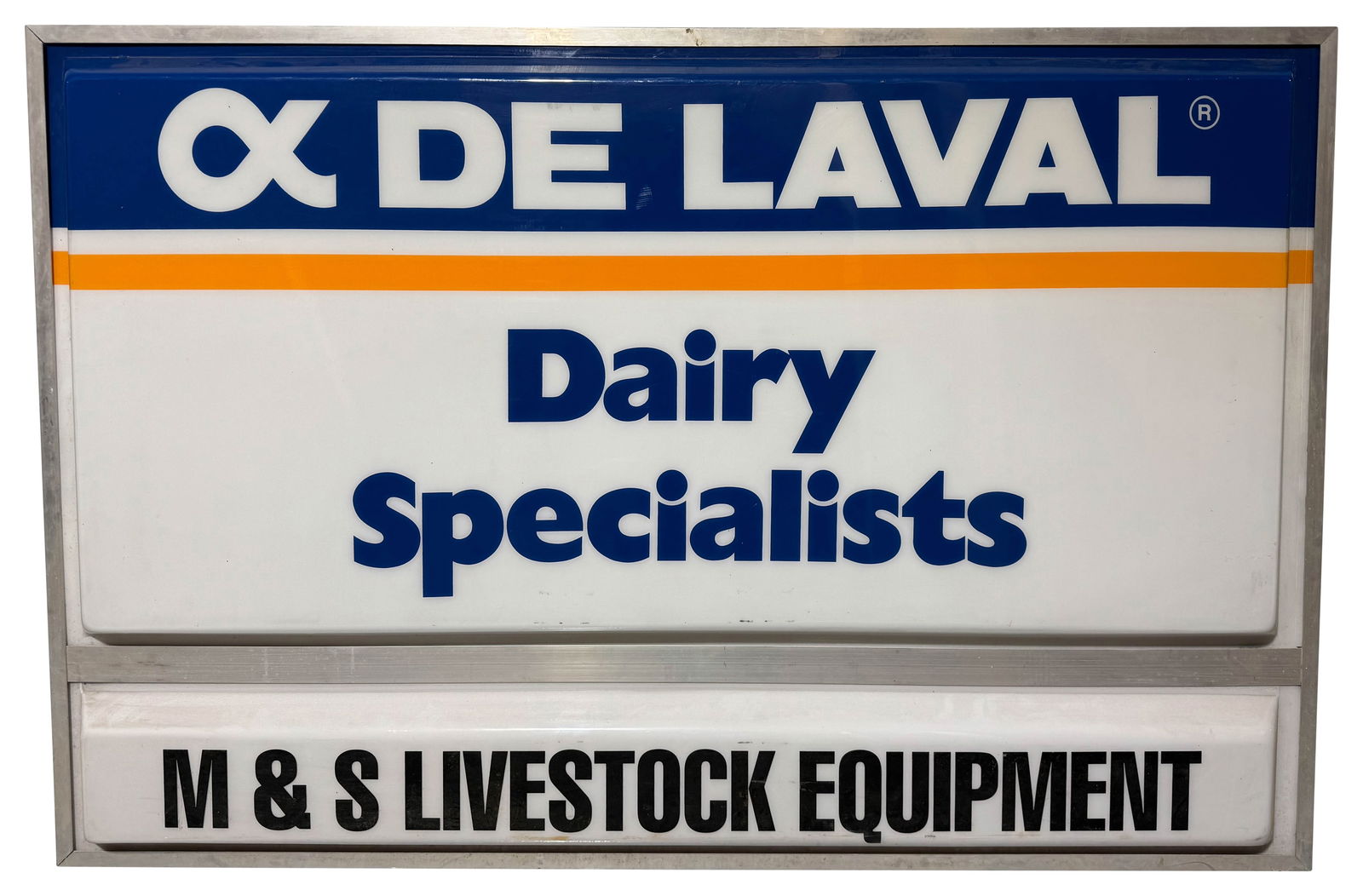 De Laval Dairy Specialist Double Sided Plastic Sign (1 of 2)