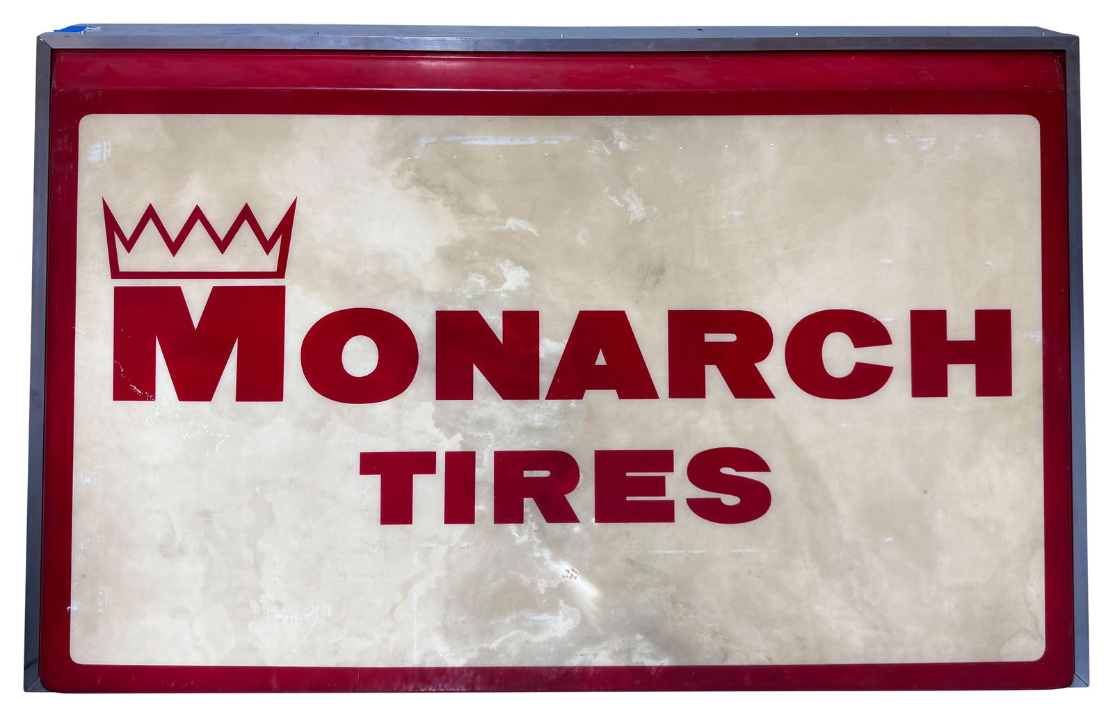 Monarch Tires Single Sided Light Up Plastic Sign (1 of 2)