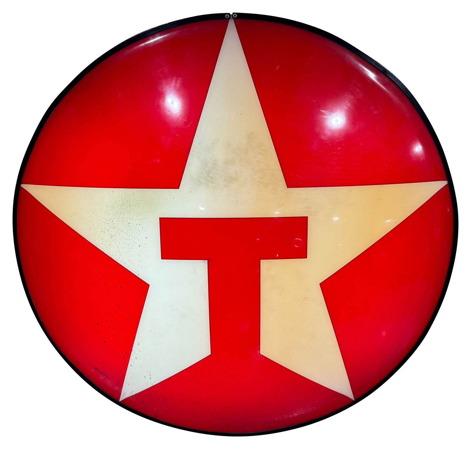 Texaco Service Station Light Up Plastic Sign: 34" x 7" Texaco gas station light up plastic sign in working condition.