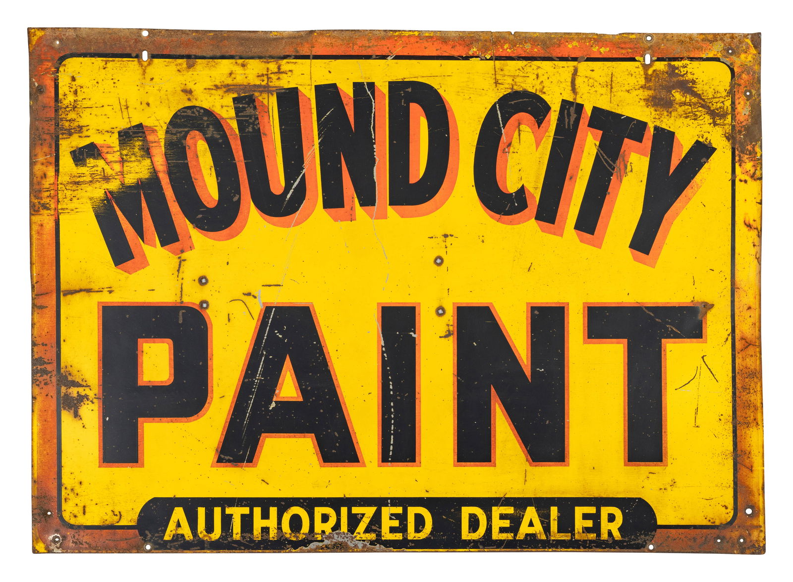 Mound City Paint Authorized Dealer 42" DST Sign (1 of 2)