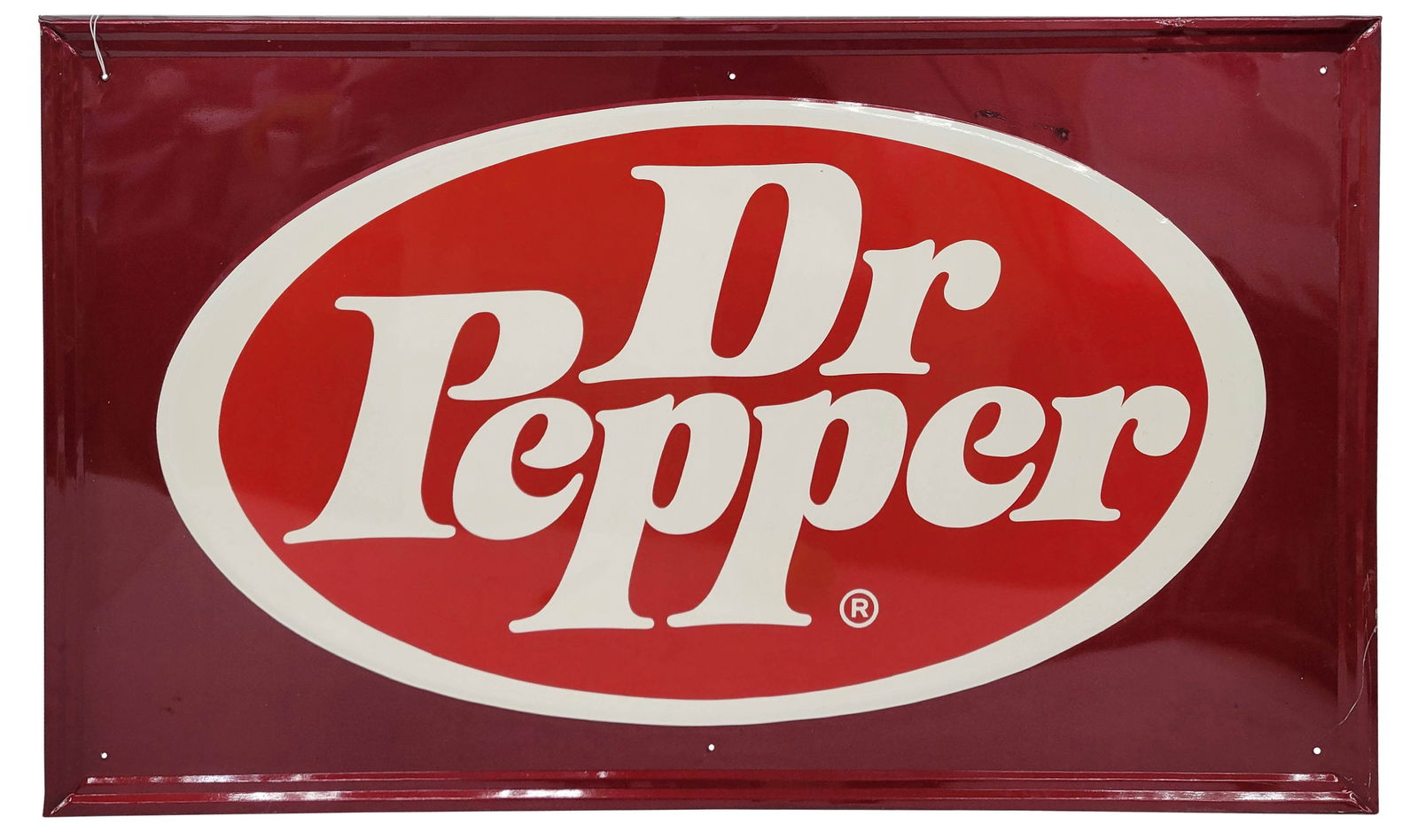 Dr Pepper Embossed Single Sided Tin Sign (1 of 2)