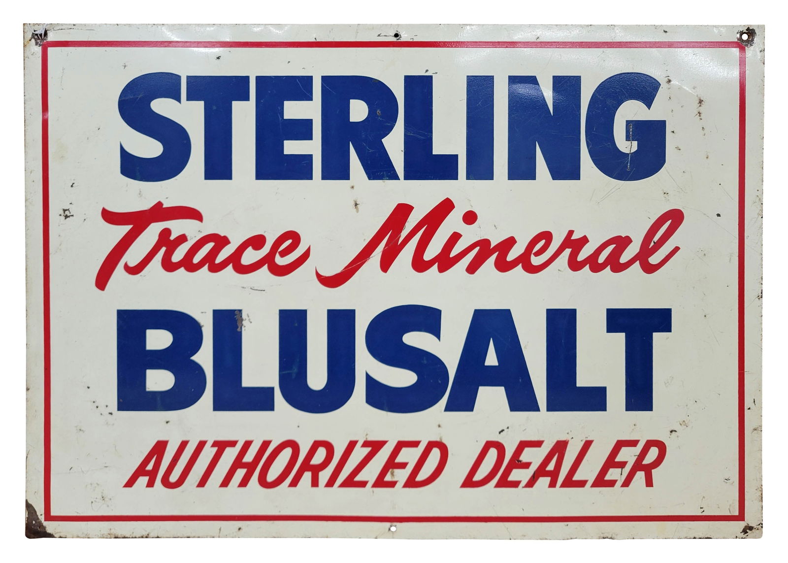 Sterling Trace Mineral Blusalt Authorized Dealer Sign (1 of 2)