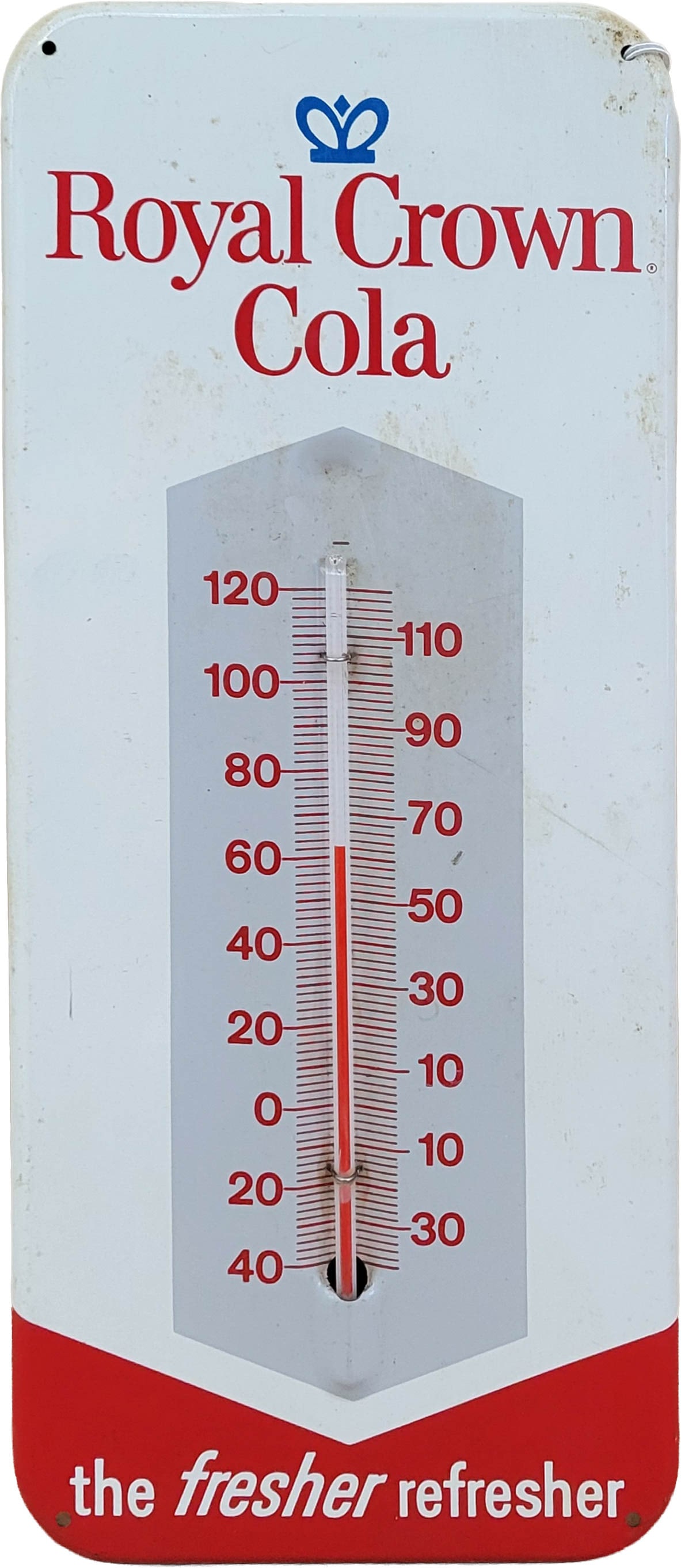 Royal Crown Cola Tin Thermometer (1 of 2)